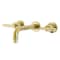Kingston Brass KS8122CML Manhattan 2-Handle 8" Wall Mount Bathroom Faucet, Brass KS8122CML - alternate 1